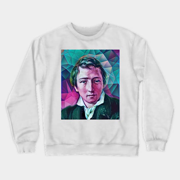 Heinrich Heine Portrait | Heinrich Heine Artwork 4 Crewneck Sweatshirt by JustLit